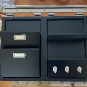 Pottery barn wall organizer system
